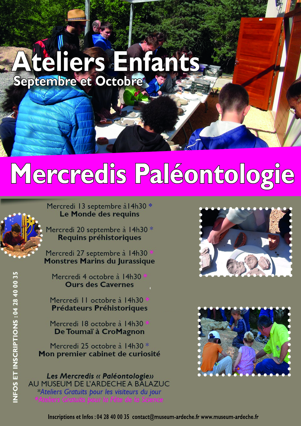 Les Mercredis Paléontologie